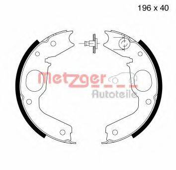 METZGER MG811 Комплект тормозных колодок, стояночная тормозная система