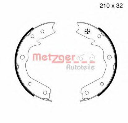 METZGER MG817 Комплект тормозных колодок, стояночная тормозная система