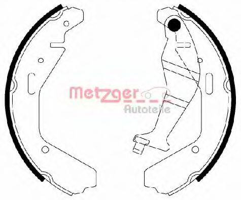 METZGER MG829 Комплект тормозных колодок