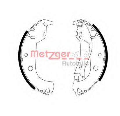 METZGER MG964 Комплект тормозных колодок