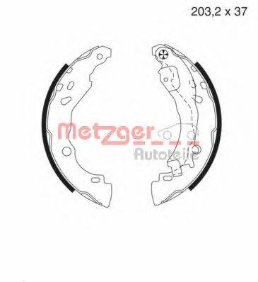 METZGER MG982 Комплект тормозных колодок