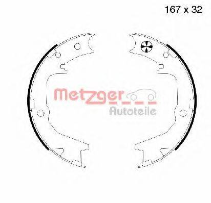 METZGER MG994 Комплект тормозных колодок, стояночная тормозная система