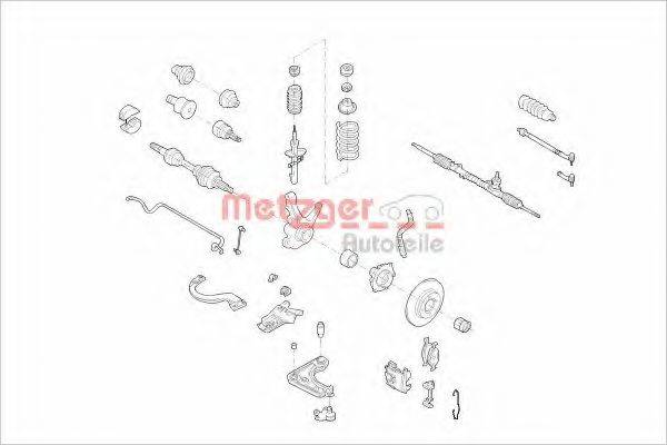 METZGER FOA4V Подвеска колеса
