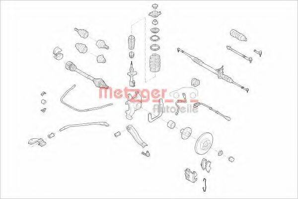 METZGER OLA1V Подвеска колеса