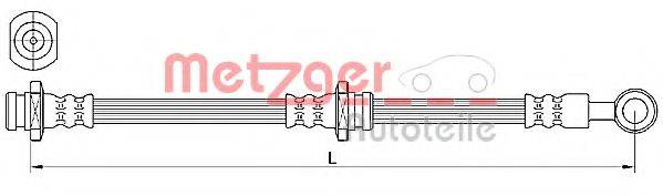 METZGER 4110639 Тормозной шланг