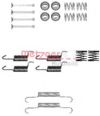 METZGER 1050010 Комплектующие, стояночная тормозная система