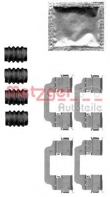 METZGER 1091828 Комплектующие, колодки дискового тормоза