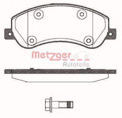 METZGER 1170774 Комплект тормозных колодок, дисковый тормоз