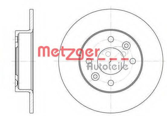 METZGER 606600 Тормозной диск