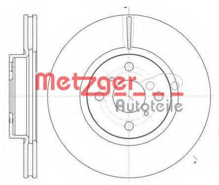 METZGER 6100610 Тормозной диск