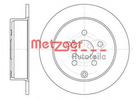 METZGER 6116800 Тормозной диск