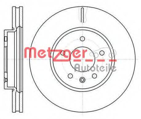 METZGER 6118310 Тормозной диск