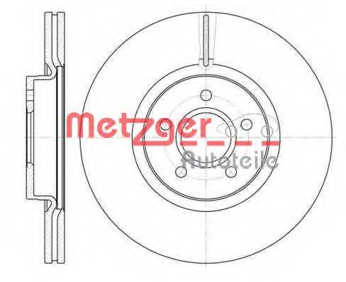 METZGER 6122310 Тормозной диск