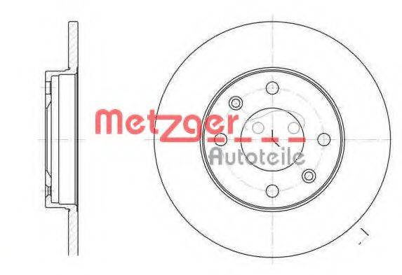 METZGER 613000 Тормозной диск