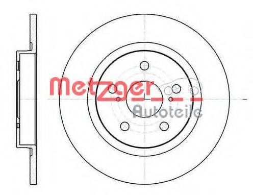 METZGER 6132500 Тормозной диск