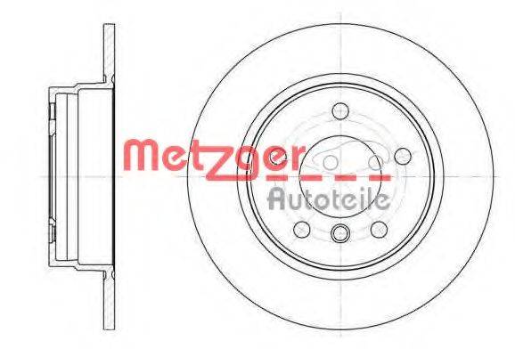 METZGER 628400 Тормозной диск