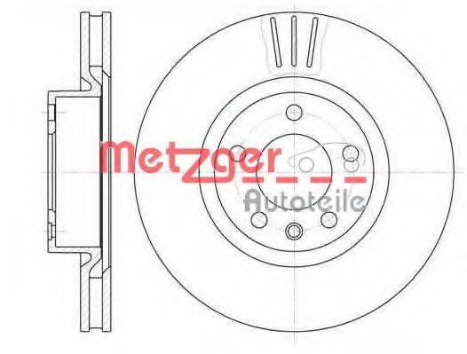 METZGER 633910 Тормозной диск