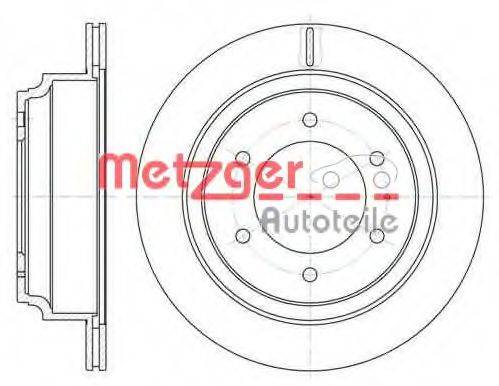 METZGER 651510 Тормозной диск