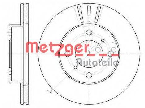 METZGER 655710 Тормозной диск