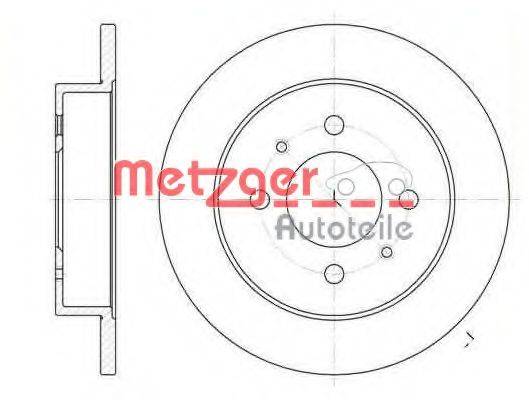 METZGER 676500 Тормозной диск