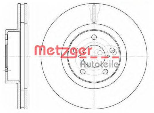 METZGER 671510 Тормозной диск