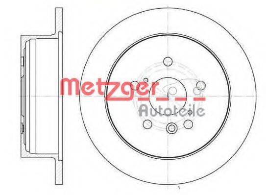 METZGER 6115800 Тормозной диск