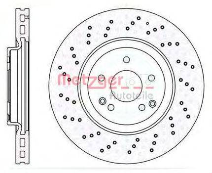 METZGER 6110393 Тормозной диск