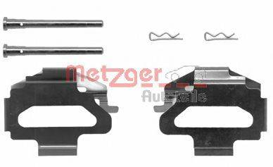 METZGER 1091141 Комплектующие, колодки дискового тормоза