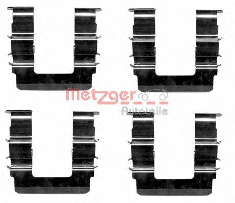 METZGER 1091615 Комплектующие, колодки дискового тормоза
