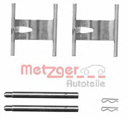 METZGER 1091660 Комплектующие, колодки дискового тормоза