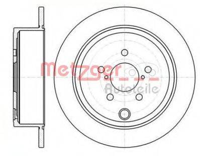 METZGER 6141500 Тормозной диск