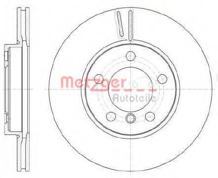 METZGER 6143910 Тормозной диск