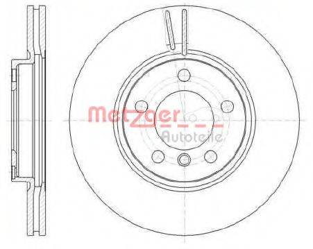 METZGER 6144010 Тормозной диск