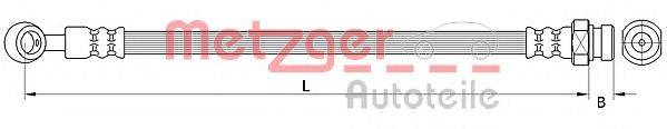METZGER 4111047 Тормозной шланг