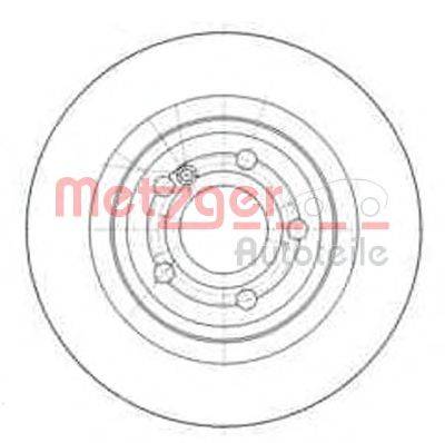 METZGER 15021V Тормозной диск