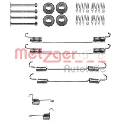 METZGER 1050021 Комплектующие, тормозная колодка