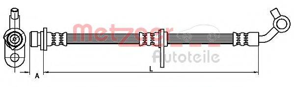 METZGER 4110499 Тормозной шланг