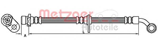 METZGER 4110299 Тормозной шланг