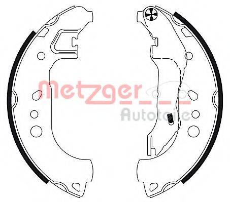 METZGER MG132 Комплект тормозных колодок
