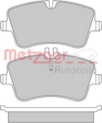METZGER 1170024 Комплект тормозных колодок, дисковый тормоз