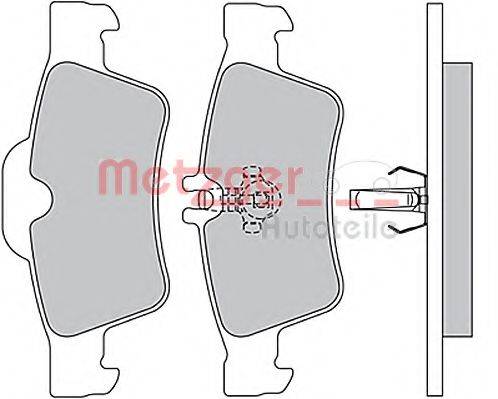 METZGER 1170049 Комплект тормозных колодок, дисковый тормоз