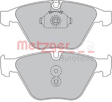 METZGER 1170090 Комплект тормозных колодок, дисковый тормоз