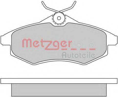 METZGER 1170163 Комплект тормозных колодок, дисковый тормоз