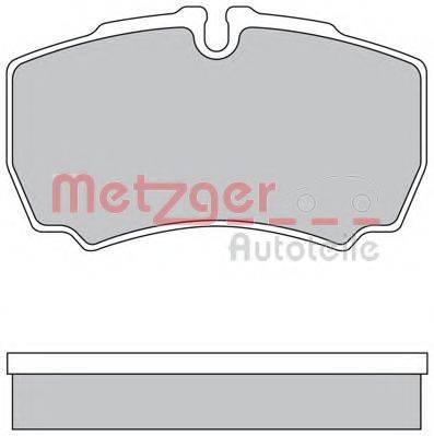 METZGER 1170226 Комплект тормозных колодок, дисковый тормоз