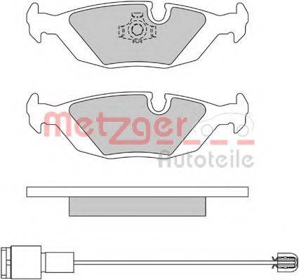 METZGER 1170284 Комплект тормозных колодок, дисковый тормоз