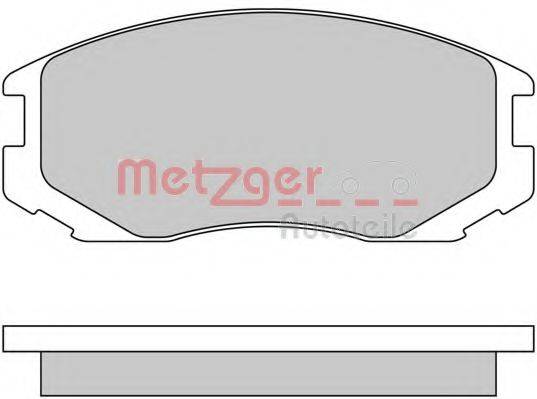 METZGER 1170294 Комплект тормозных колодок, дисковый тормоз