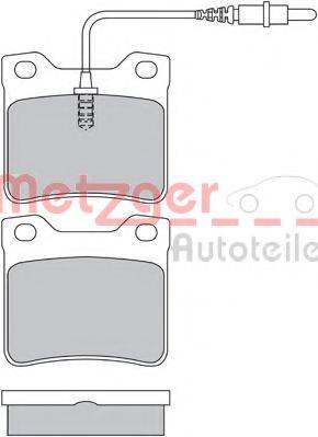 METZGER 1170336 Комплект тормозных колодок, дисковый тормоз