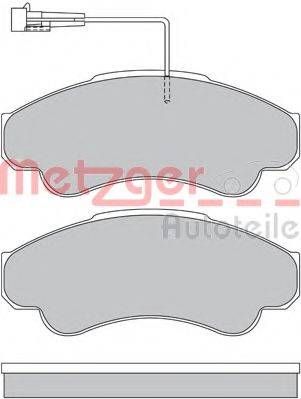 METZGER 1170344 Комплект тормозных колодок, дисковый тормоз