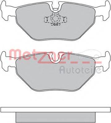 METZGER 1170371 Комплект тормозных колодок, дисковый тормоз