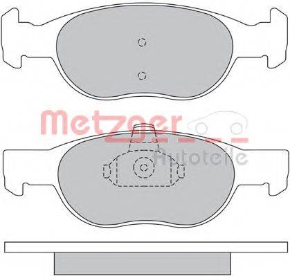 METZGER 1170390 Комплект тормозных колодок, дисковый тормоз